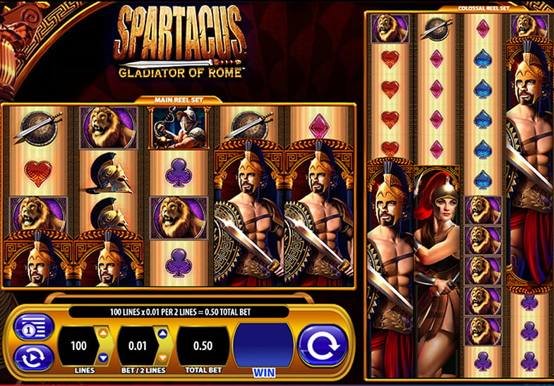 Demo Version of the Spartacus Gladiator of Rome Slot
